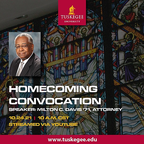 Annual Homecoming Convocation poster